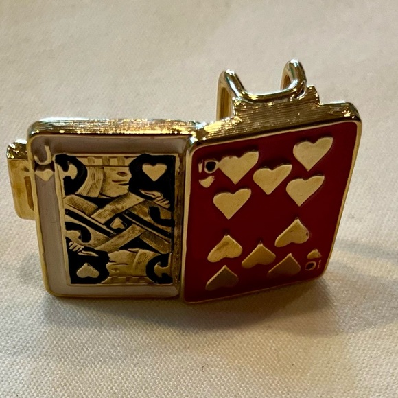 Vintage MIMI Di N “Playing Cards” Belt Buckle, NWT - Picture 14 of 16